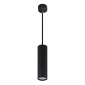 Lestenec na vrvici KARADON 1xGU10/30W/230V 29 cm črna