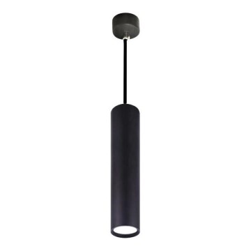 Lestenec na vrvici KARADON 1xGU10/30W/230V 40 cm črna