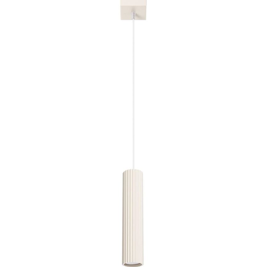 Lestenec na vrvici KARBON 1xGU10/10W/230V krem barva