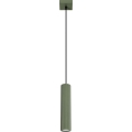Lestenec na vrvici KARBON 1xGU10/10W/230V zelena