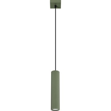 Lestenec na vrvici KARBON 1xGU10/10W/230V zelena