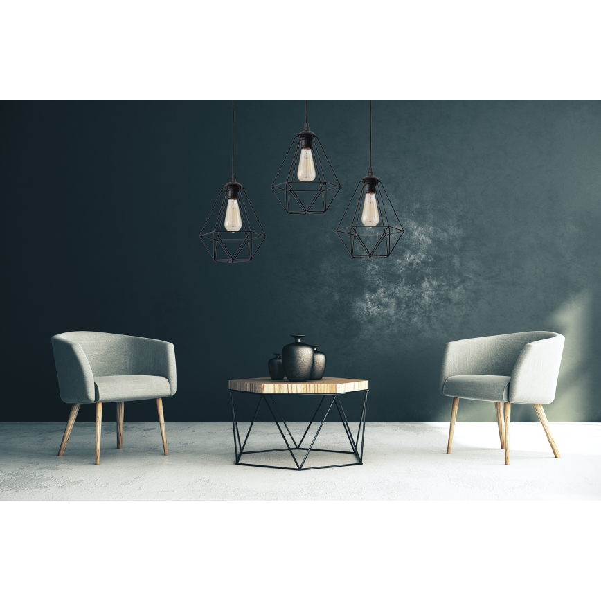 Lestenec na vrvici KARO 1xE27/15W/230V