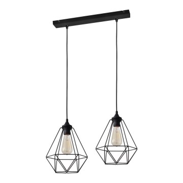 Lestenec na vrvici KARO 2xE27/15W/230V