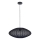 Lestenec na vrvici KINU 1xE27/20W/230V pr. 50 cm črna