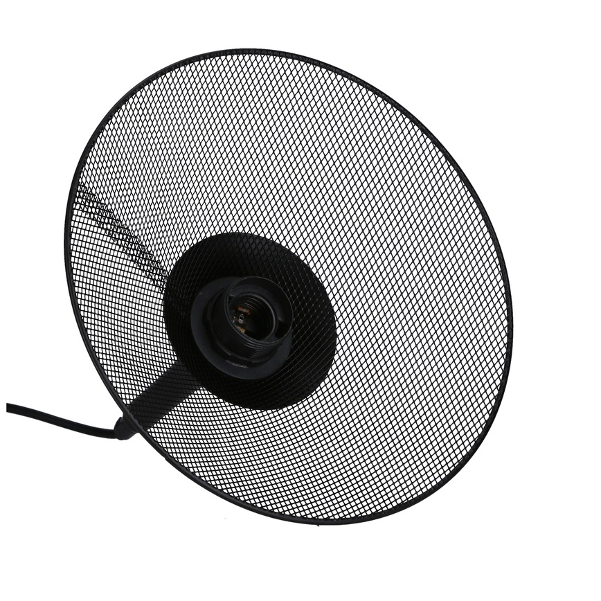 Lestenec na vrvici KIRUNA 1xE27/40W/230V premer 25 cm črna