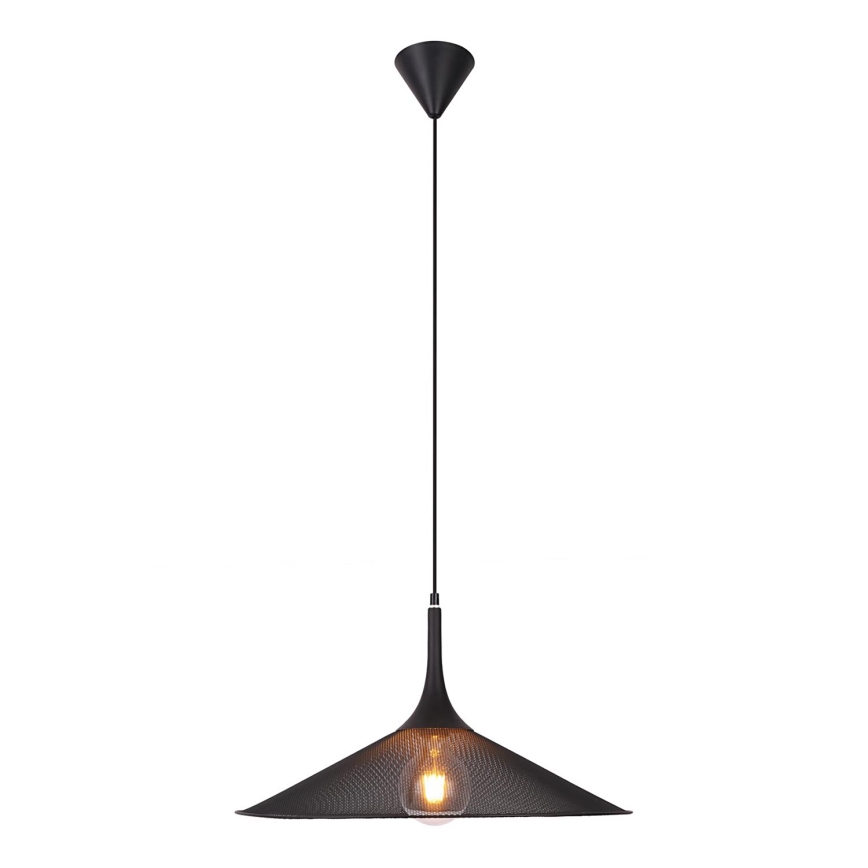 Lestenec na vrvici KIRUNA 1xE27/40W/230V premer 50 cm črna