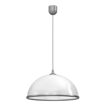 Lestenec na vrvici KITCHEN 1xE27/15W/230V bela/sijajni krom