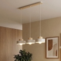 Lestenec na vrvici KIVI 3xE27/15W/230V bela
