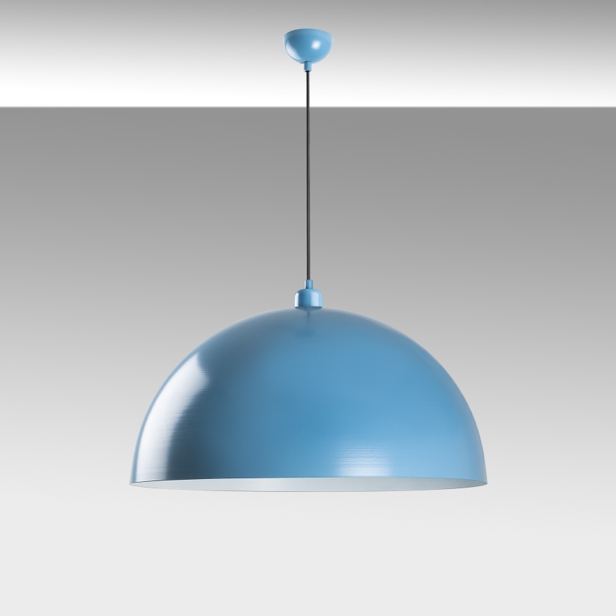Lestenec na vrvici KURE 1xE27/40W/230V modra