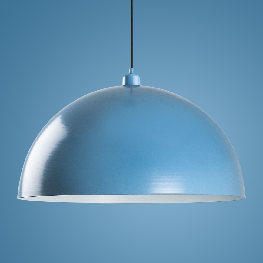 Lestenec na vrvici KURE 1xE27/40W/230V modra