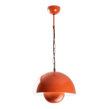 Lestenec na vrvici KURE 1xE27/40W/230V oranžna