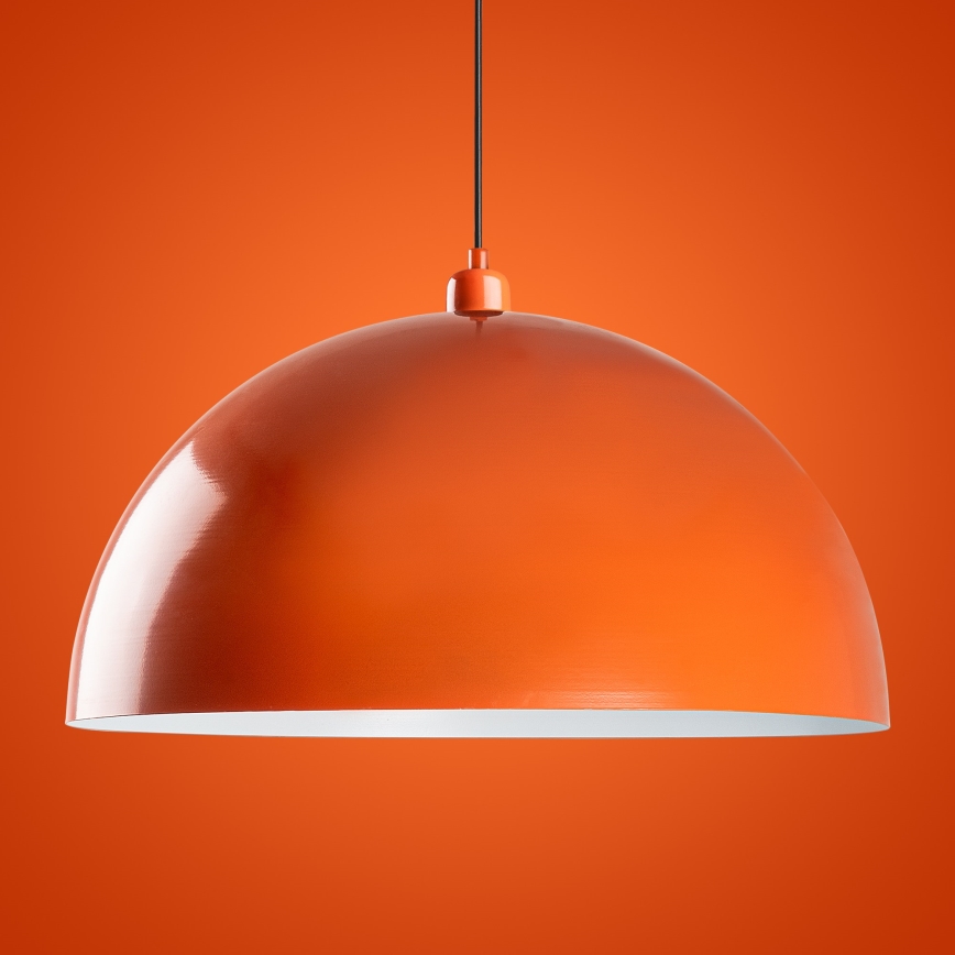 Lestenec na vrvici KURE 1xE27/40W/230V oranžna