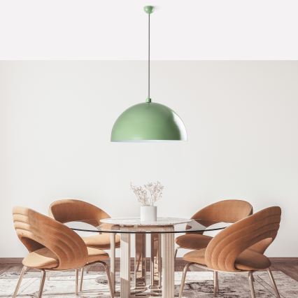 Lestenec na vrvici KURE 1xE27/40W/230V zelena