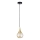 Lestenec na vrvici LACRIMA HONEY 1xE27/60W/230V