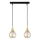 Lestenec na vrvici LACRIMA HONEY 2xE27/60W/230V