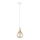 Lestenec na vrvici LACRIMA WHITE 1xE27/60W/230V