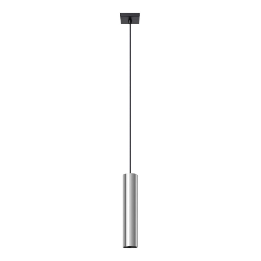 Lestenec na vrvici LAGOS 1xGU10/10W/230V sijajni krom