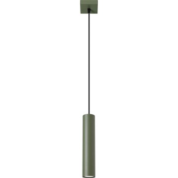 Lestenec na vrvici LAGOS 1xGU10/10W/230V zelena