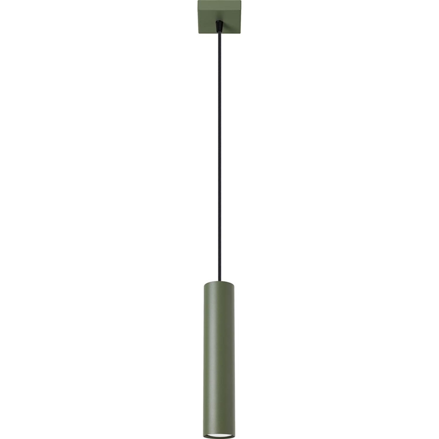 Lestenec na vrvici LAGOS 1xGU10/10W/230V zelena