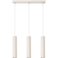 Lestenec na vrvici LAGOS 3xGU10/10W/230V krem barva