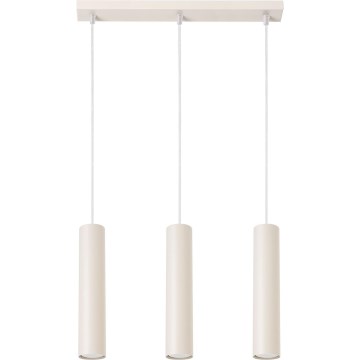 Lestenec na vrvici LAGOS 3xGU10/10W/230V krem barva