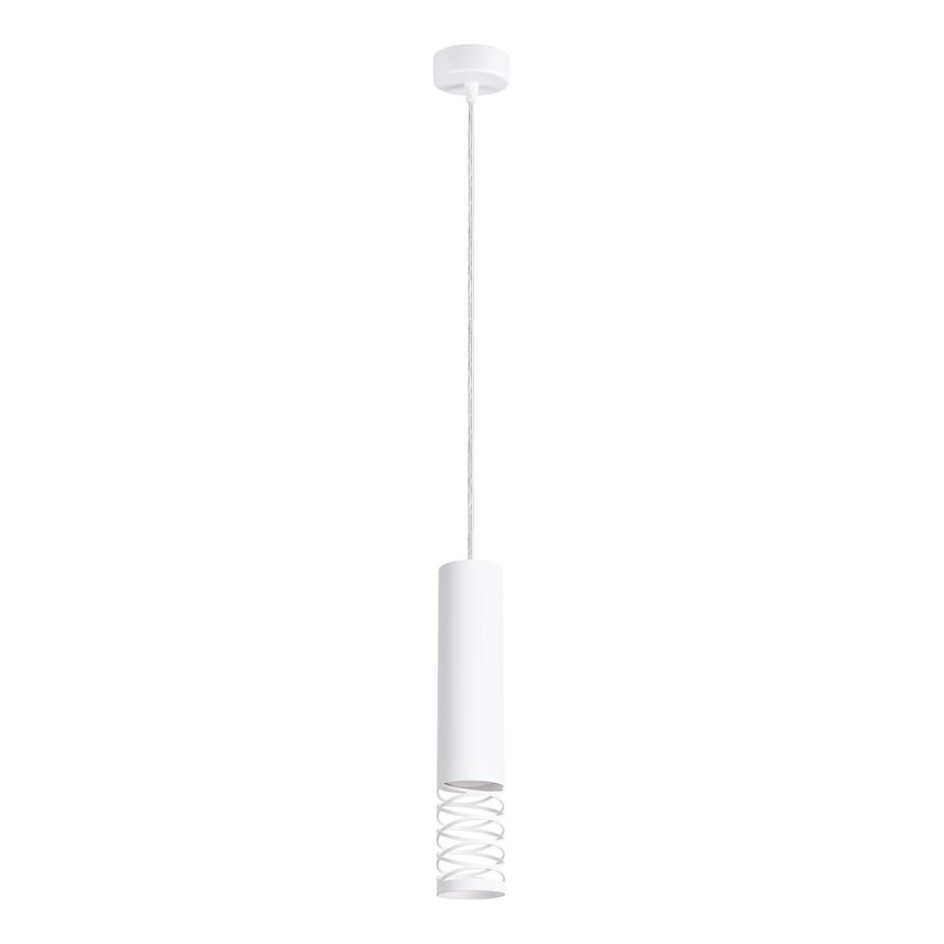 Lestenec na vrvici LAMI 1xGU10/10W/230V bela