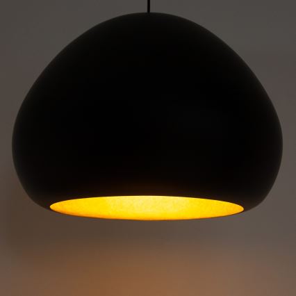Lestenec na vrvici LAVA 1xE27/15W/230V črna/zlata