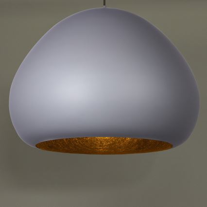 Lestenec na vrvici LAVA 1xE27/15W/230V siva/črna
