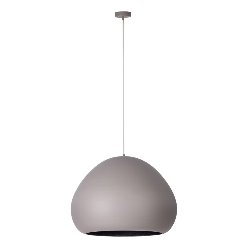 Lestenec na vrvici LAVA 1xE27/15W/230V taupe/črna