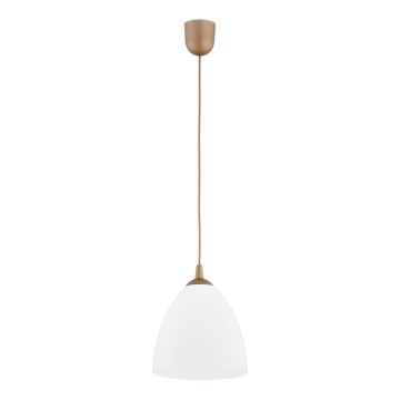 Lestenec na vrvici LERA 1xE27/15W/230V zlata