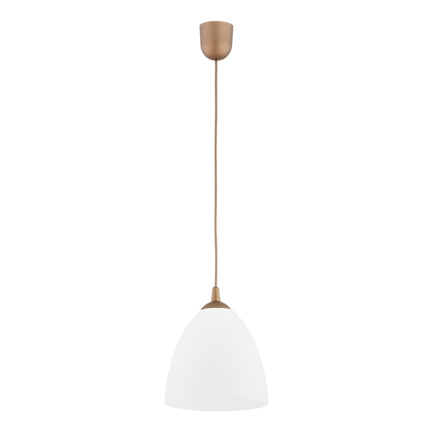 Lestenec na vrvici LERA 1xE27/15W/230V zlata