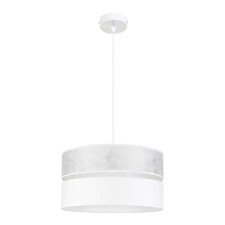 Lestenec na vrvici LIMA 1xE27/60W/230V bela