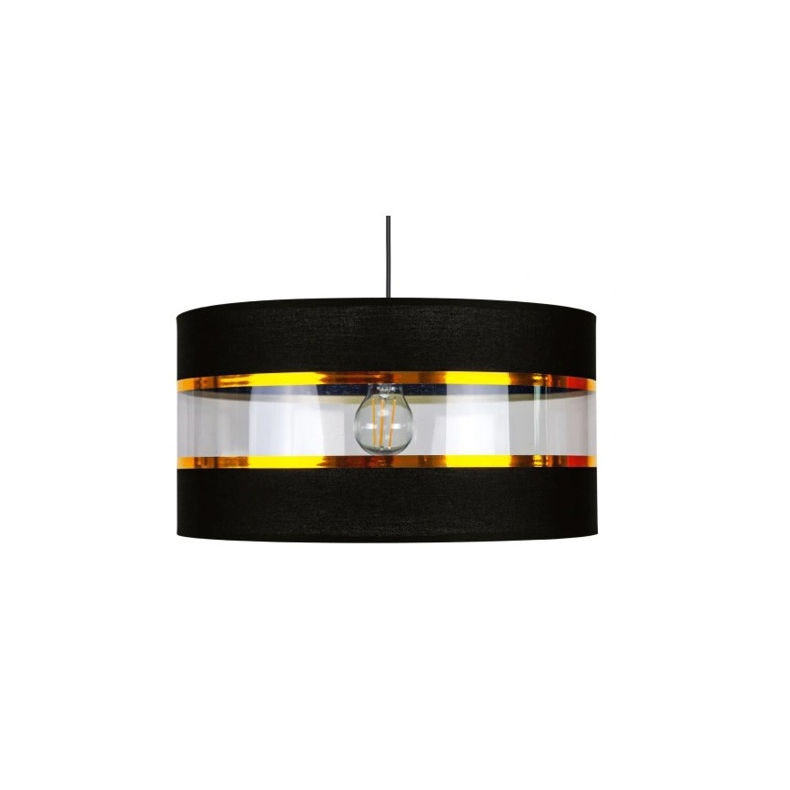 Lestenec na vrvici LIND 1xE27/60W/230V črna