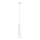 Lestenec na vrvici LIRO 1xGU10/10W/230V bela