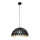 Lestenec na vrvici LISA BLACK 1xE27/60W/230V