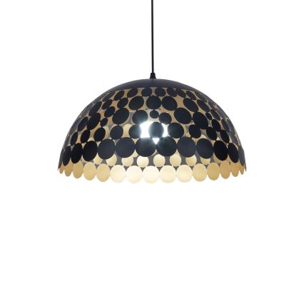 Lestenec na vrvici LISA BLACK 1xE27/60W/230V