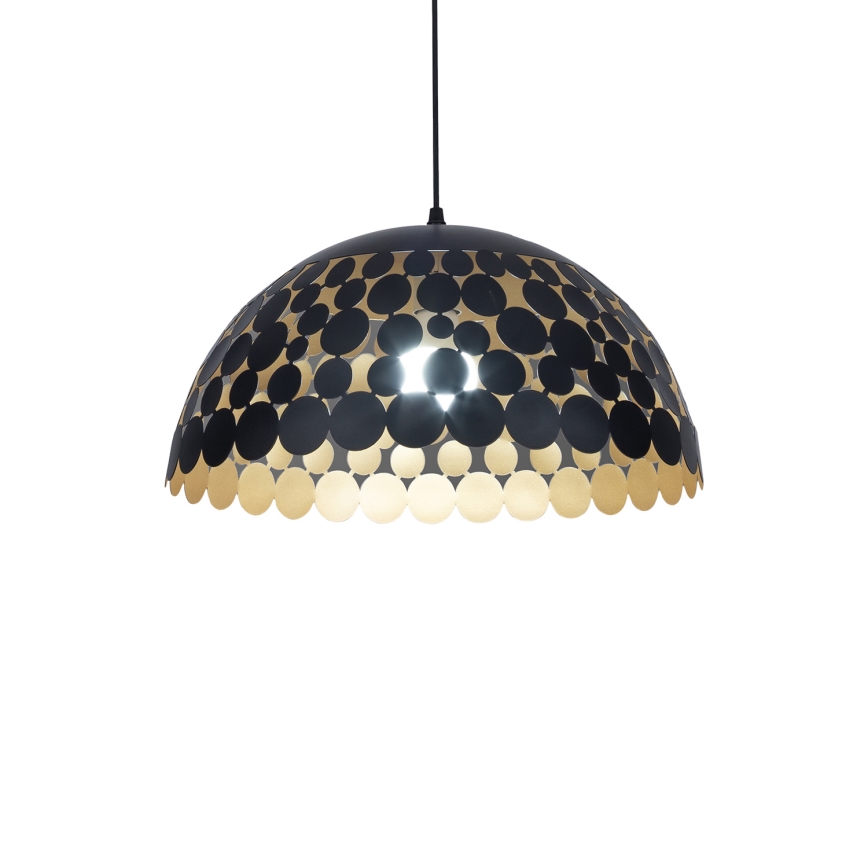 Lestenec na vrvici LISA BLACK 1xE27/60W/230V