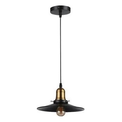 Lestenec na vrvici LOFT 1xE27/60W/230V pr. 22 cm črna