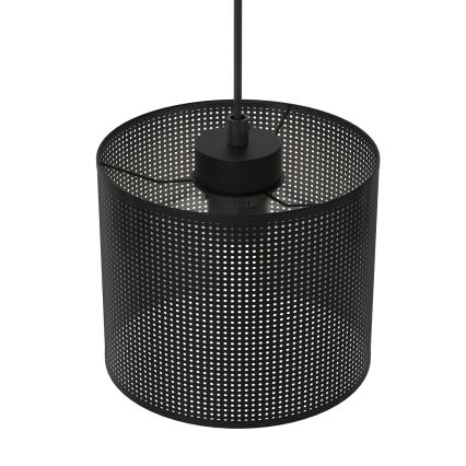 Lestenec na vrvici LOFT SHADE 3xE27/60W/230V črna