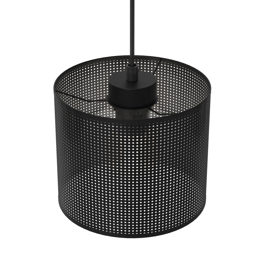 Lestenec na vrvici LOFT SHADE 3xE27/60W/230V črna