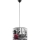 Lestenec na vrvici LONDON 1xE27/15W/230V siva