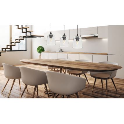 Lestenec na vrvici LUCEA 3xE27/15W/230V