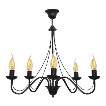 Lestenec na vrvici MALBO II 5xE14/10W/230V