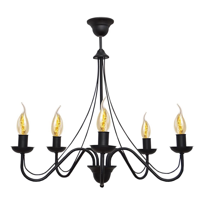 Lestenec na vrvici MALBO II 5xE14/10W/230V