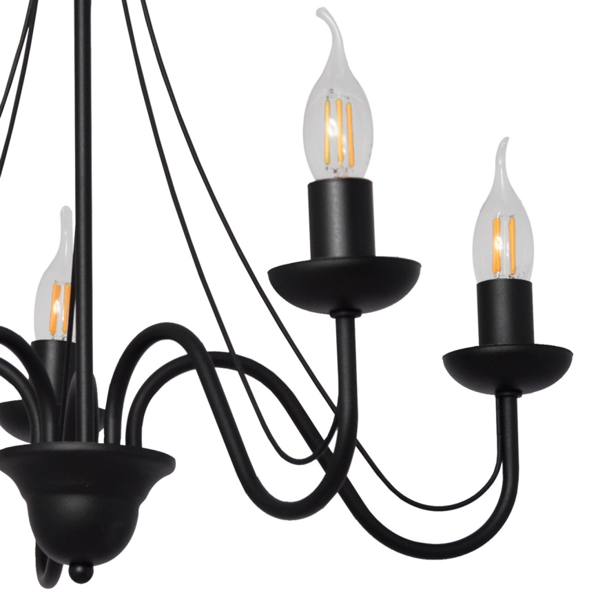 Lestenec na vrvici MALBO II 5xE14/10W/230V