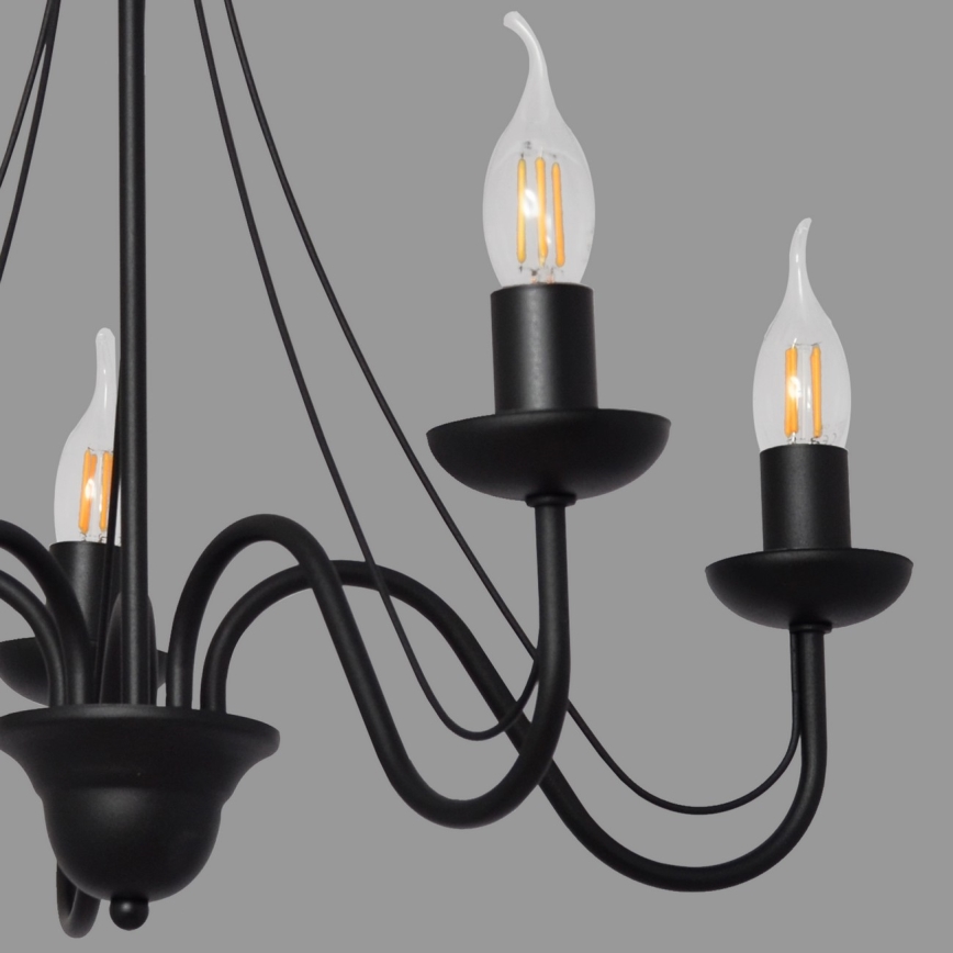 Lestenec na vrvici MALBO II 5xE14/10W/230V