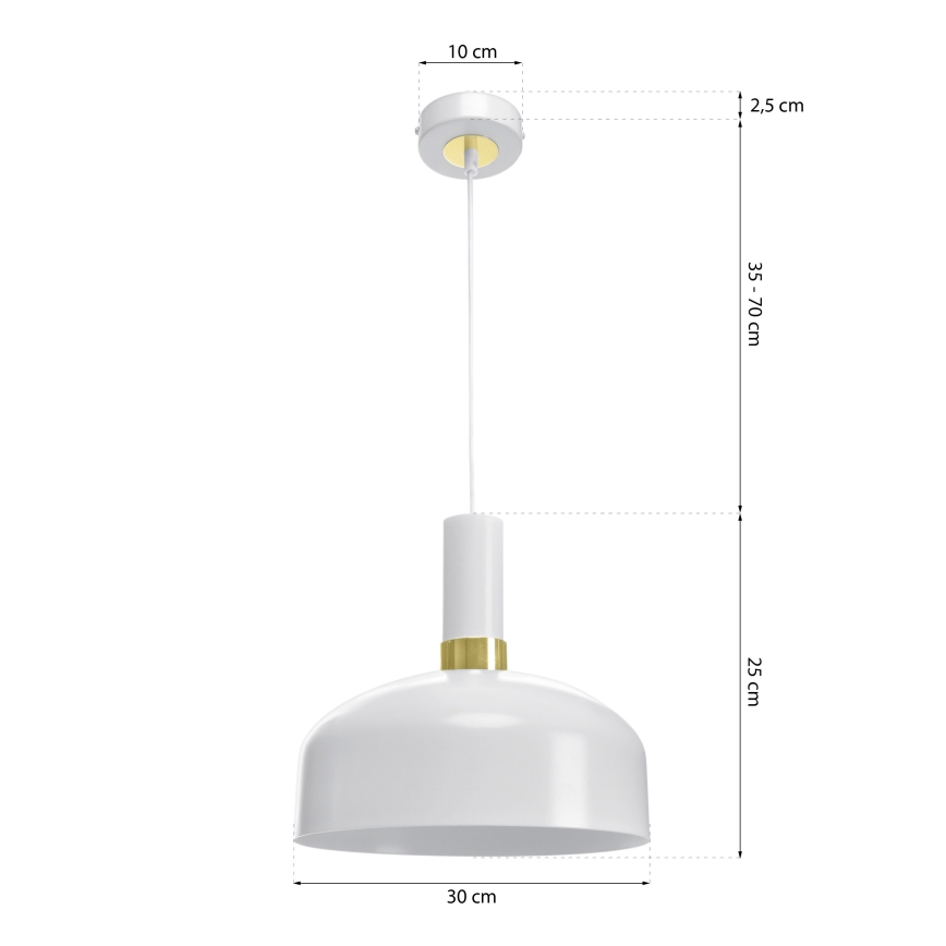 Lestenec na vrvici MALMO 1xE27/60W/230V