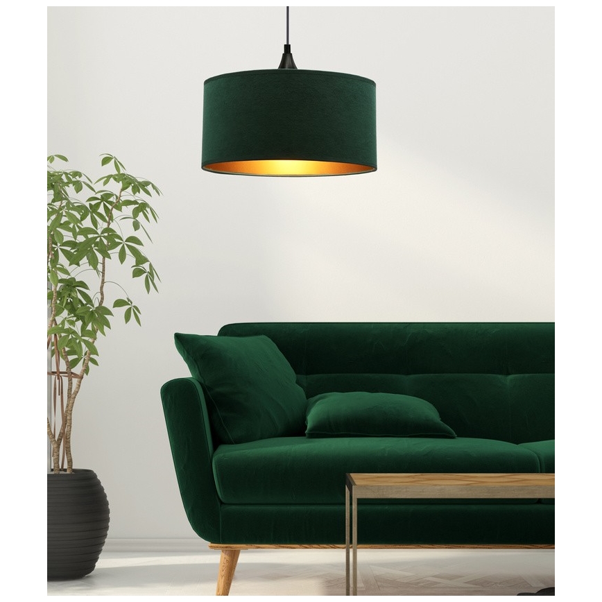 Lestenec na vrvici MALOTO 1xE27/60W/230V zelena