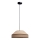 Lestenec na vrvici MANISO 1xE27/60W/230V pr. 45 cm bež