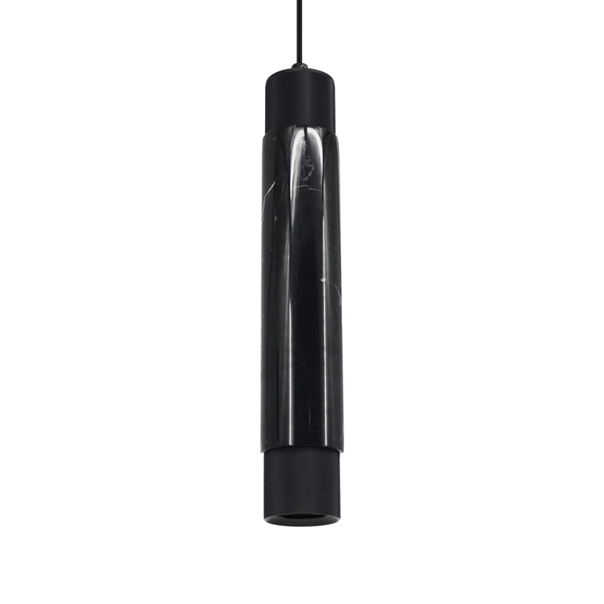 Lestenec na vrvici MARBLE 1xGU10/8W/230V črn